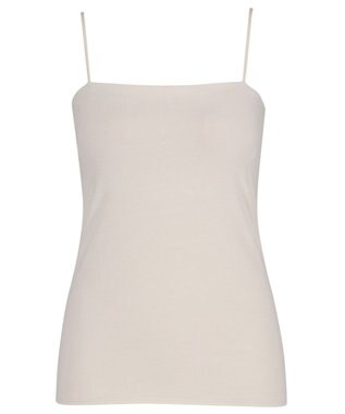 Wing カップ付きキャミソール ラク きれいなバストシルエット 綿混(身生地) 【シンクロブラトップ スリムストラップ】 ブラトップ 春 夏 ET1093 ウイング／ワコール クリーム