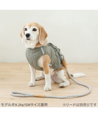 PET PARADISE ペットパラダイス ペタルオリーブ ベストハーネス ＳＭ 中型犬 カーキ