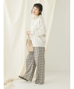 CRAFT STANDARD BOUTIQUE 　裏毛セーラーカラーＺＩＰプルオーバー Oatmeal