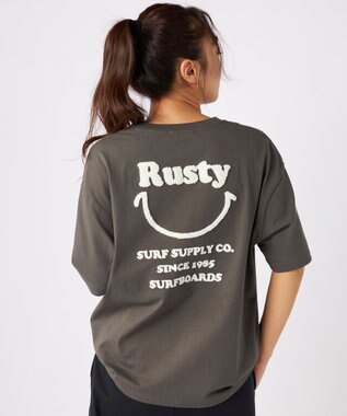 OP／FILA 【RUSTY】ニコちゃん×刺しゅう半袖Tシャツ