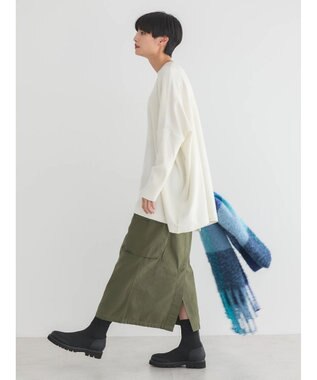 AMERICAN HOLIC バイパチポンチョライクＢＩＧニットチュニック Ivory