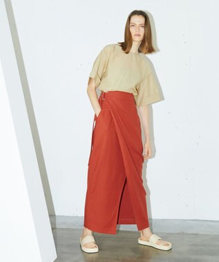 uncrave 【手洗い可】シアー ブラウス（uncrave WHITE） サンドベージュ