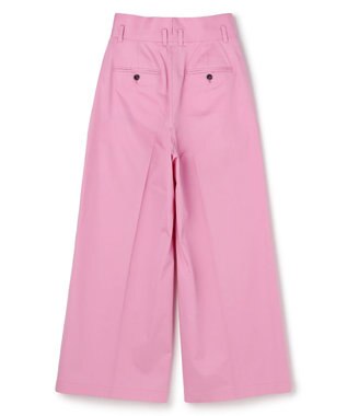 uncrave コットンクロスプレーン ワイドトラウザー ピンク