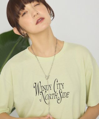 AMERICAN HOLIC アソートプリントTシャツ Lime Green