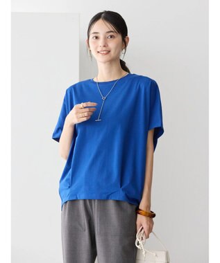 AMERICAN HOLIC 接触冷感裾タックカットプルオーバー Blue