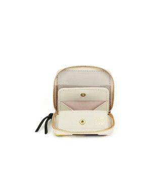 UNBILLION ペルケ perche×黒ねこ意匠 ROBIN / ジャバラカードウォレット ピンク