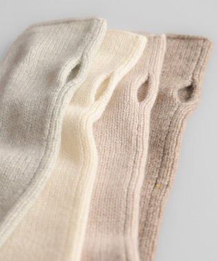 上質な素材と手仕事から生まれた優しいニット〉カシミヤ100%アーム