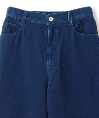 BEIGE， 【洗える・Precious 11月号掲載】BANGS / コットンコーデュロイバギーパンツ Indigo