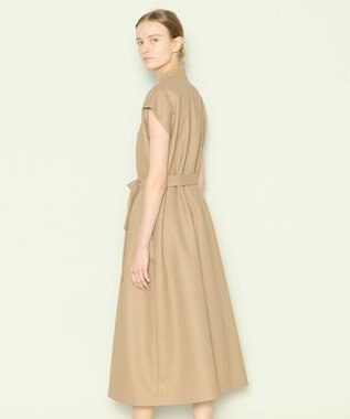 JOSEPH 【洗える】ボイルコットン　ドレス Frozen Mocha