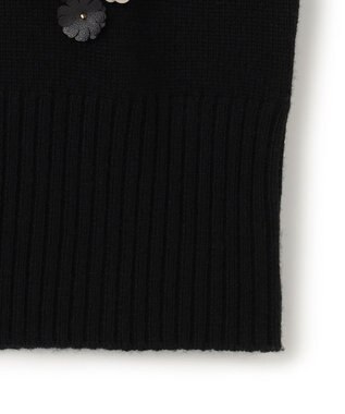 TOCCA FLOWER BONBON ニットプルオーバー ブラック系