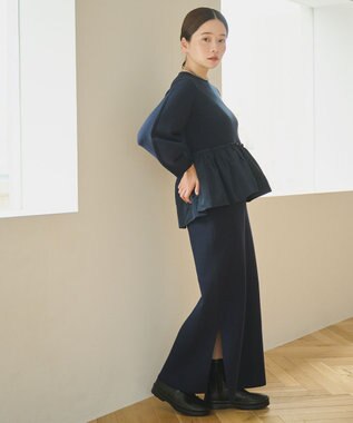 #Newans 【洗える】ナローシルエットニットスカート