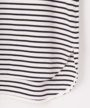 ANY ロングスリーブ テールＴシャツ ボーダー