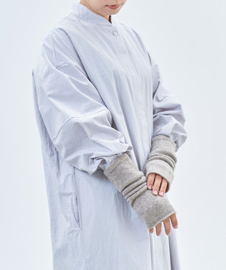 AND WOOL 〈上質な素材と手仕事から生まれた優しいニット〉カシミヤ100%アームウォーマー