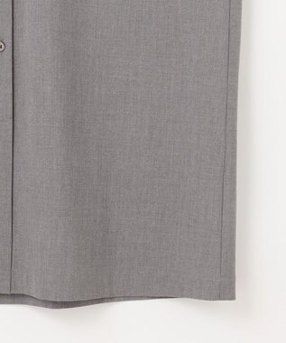 NAVE 【ReNAVE】ウォッシャブルツイル シャツドレス チャコール系