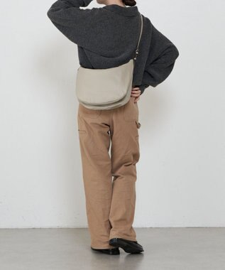 russet 【2025AW新作】シボレザーショルダーバッグ M(CE-1588) GrayBeige