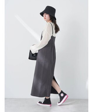 earth music&ecology レーシーニットプルオーバー Ivory