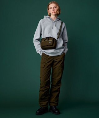 JOSEPH ABBOUD MOUNTAIN 【軽量/ソフト/イージーケア】ソフトダンボール ニット パーカー ライトグレー系