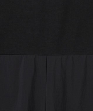 BEIGE， 【洗える/セットアップ対応】SPIGA / ジャージーコンビフレアワンピース Black