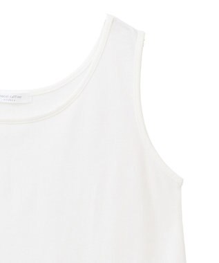 Green Parks 裾プリーツタンクトップ White