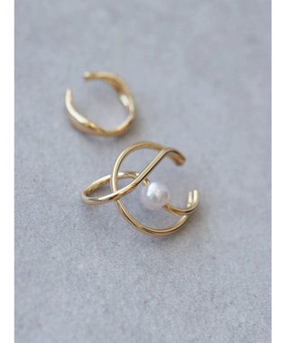AMERICAN HOLIC パールイヤカフセット Gold