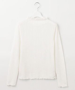 Feroux シアーパターンステッチ カットソー アイボリー系