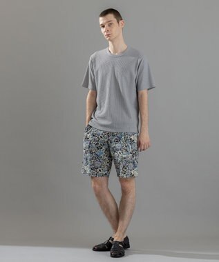 JOSEPH HOMME 新素材【清涼感】メランジクロスジャージー　クルーネックカットソー ライトグレー系