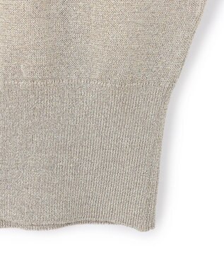 BEIGE， SMITHONITE / リュクスグリッター ドルマンカーディガン Grayge