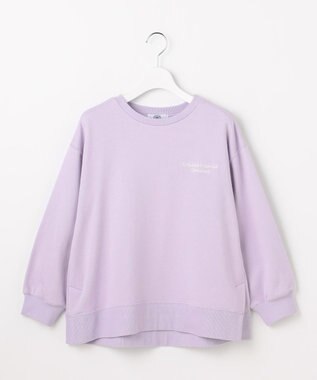 J.PRESS LADIES S 【WEB限定】ロゴ裏毛 スウェット ラベンダー系