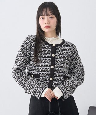 earth music&ecology 【吸湿発熱】あったかフェミニンインナー(シアーハイネック) Off White