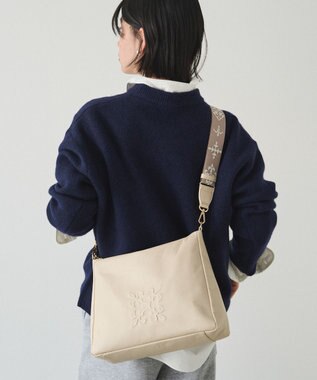 russet エンボスモノグラム2WAYショルダーバッグ(CE-1692) Ivory