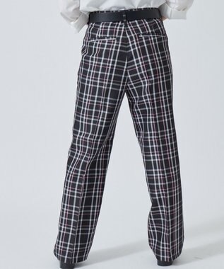 WEGO 【SCHOOL ITEM】スクールチェックスリムスラックス ブラックチェック2