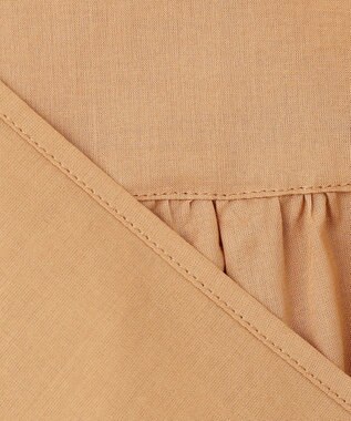 23区 【WEB&一部店舗限定】コットンローン ピンタック フレア ブラウス キャメル系