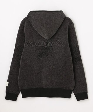 PW CIRCULUS 【手洗い洗濯可】【MEN】グラデーションニットフーディ ゴルフ ブラック系