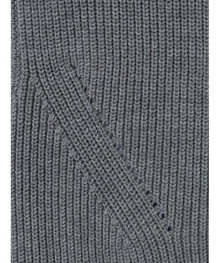 earth music&ecology ＳＥＴ　Ｚｉｐニットベスト＋ブラウス Gray