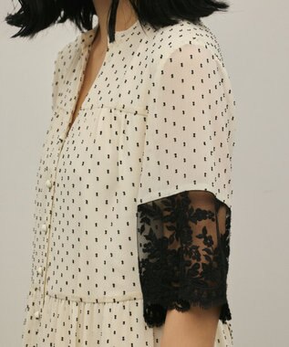 GRACE CONTINENTAL カフタンシフォンワンピース キナリ