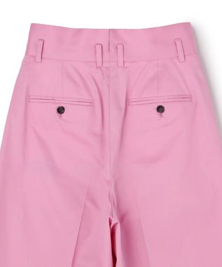 uncrave コットンクロスプレーン ワイドトラウザー ピンク