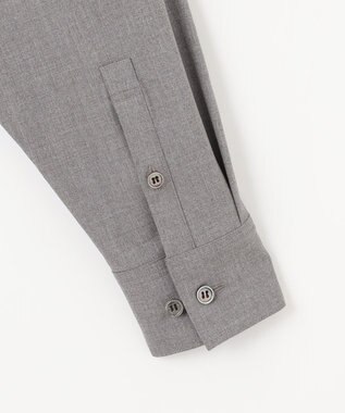 NAVE 【ReNAVE】ウォッシャブルツイル シャツドレス チャコール系