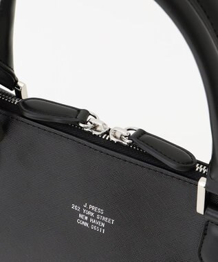 J.PRESS MEN 【定番】サフィアーノブリーフバッグ ブラック系