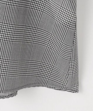 自由区 L 【カタログ掲載】TWハイツイストビエラフリル ブラウス グレンチェック