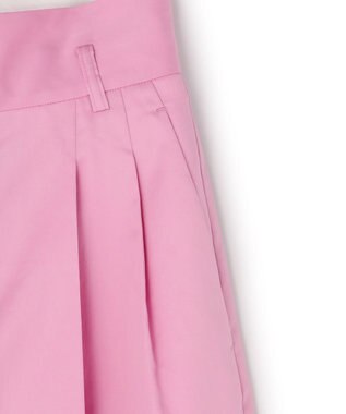 uncrave コットンクロスプレーン ワイドトラウザー ピンク