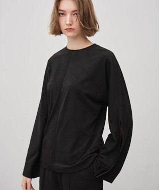 uncrave スウェード ドルマントップス ブラック