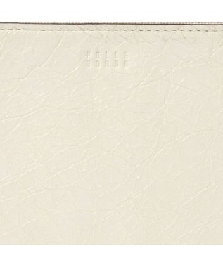 PELLE BORSA ラウンドコンパクト長財布 Minato ミナト 3506 アイボリー