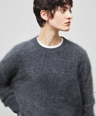 BEIGE， BRANCHI / カシミヤクルーネックニット C Gray