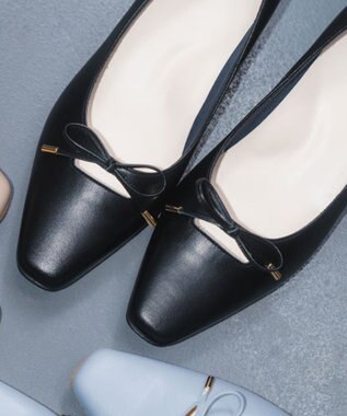 REGAL FOOT COMMUNITY 【ビューフィット】A79W 晴雨兼用リボンパンプス