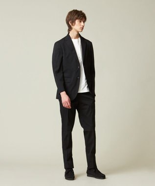 J.PRESS MEN 感動！？上品な見た目に着心地抜群なセットアップ【MECHANICAL】【超軽量 / 清涼感 / 洗える】ハイパワーストレッチジャケット ブラック系