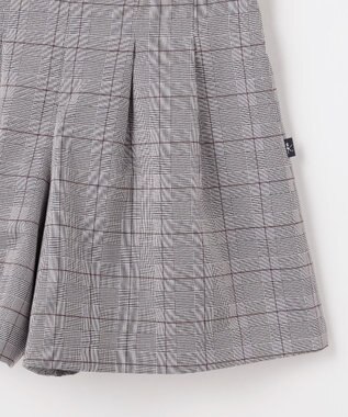 組曲 KIDS 【150-170㎝】 グレンチェックキュロット グレー