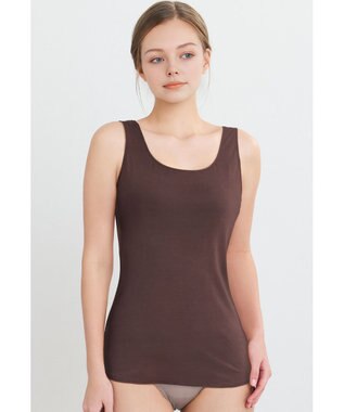 WACOAL カップ付きインナー 【ハグするブラトップ】 肌にとけこむフィット感 バストの立体感をキープ 洗濯機洗い(ネット使用)可能 レディース CLB759 /ワコール シナモンブラウン