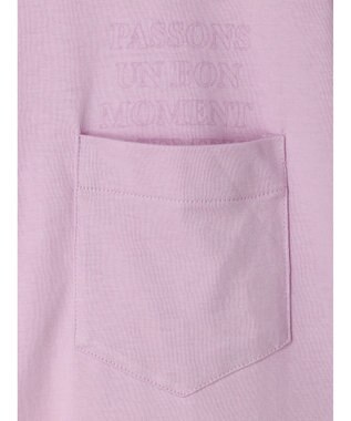 AMERICAN HOLIC ポケット付きロゴカットチュニック Pink