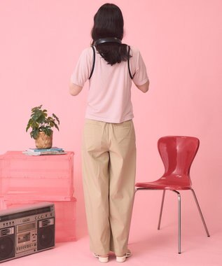 AMERICAN HOLIC 【PENNEY'S】配色タンクトップ+Tシャツ Pink