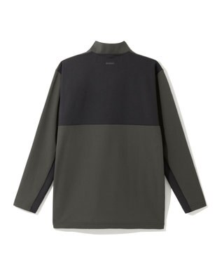 ZERO HALLIBURTON 【ストレッチ・UVカット】 Octa ハイブリッド ハーフジップモックネックトップス ZHG-M5A8 85125 カーキ